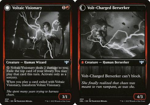 Voltaic Visionary // Volt-Charged Berserker - Foil