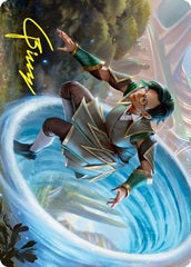 Vortex Runner (6/81) Art Card (ASTX) - Gold-Stamped Signature