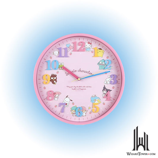 Wall Clock - Strawberry Mixed Characters