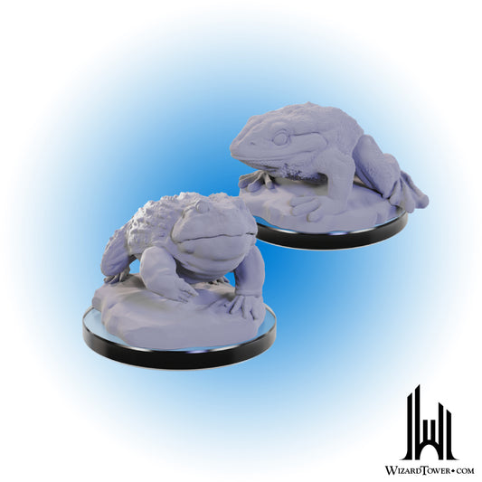 Unpainted Miniature - Dungeons & Dragons - Giant Frogs