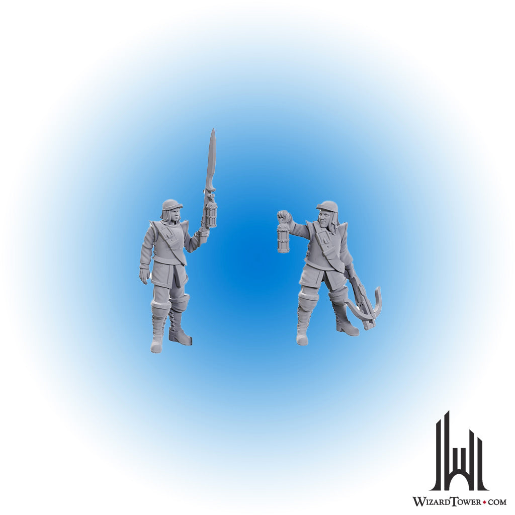 Unpainted Miniature - Dungeons & Dragons - Roadwardens Male and Female