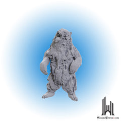 Unpainted Miniature - Dungeons & Dragons - Zombie Grizzly Bear