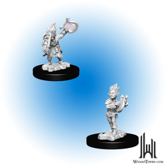 Unpainted Miniature - Pathfinder - Male Gnome Bard
