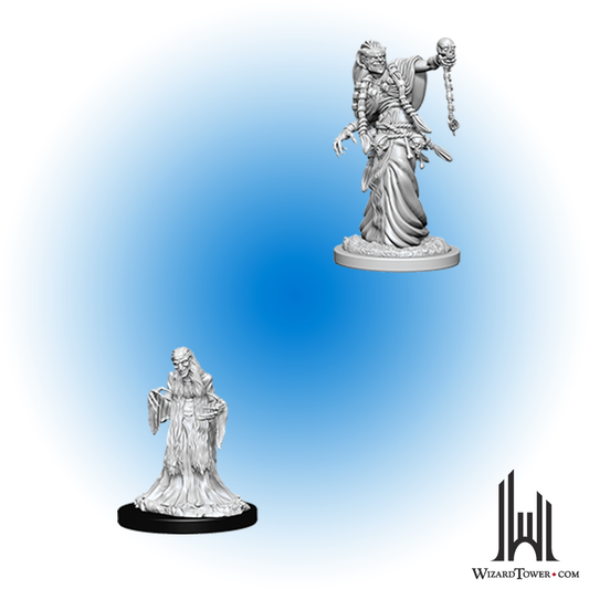 Unpainted Miniature - Dungeons & Dragons - Green Hag and Night Hag
