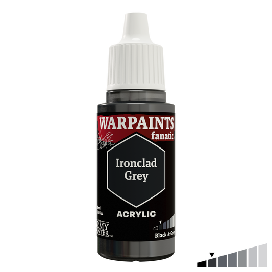 Army Painter Warpaints Fanatic Acrylic Ironclad Grey - 18ml