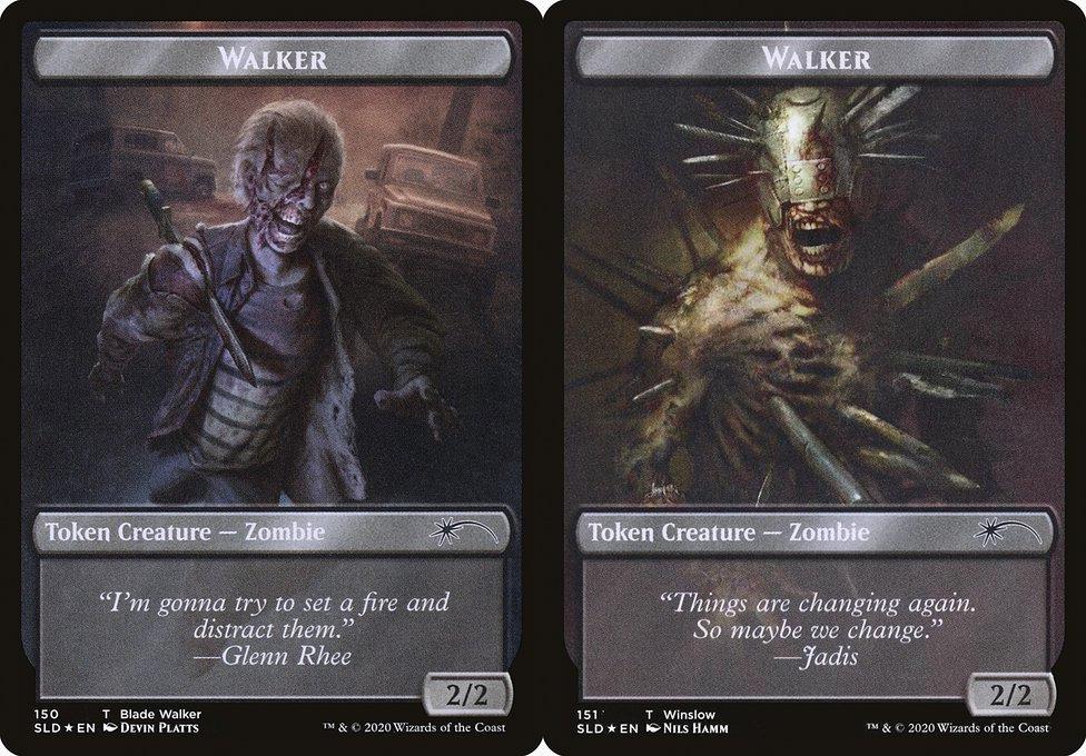 Walker (150) // Walker (151) Double-Sided Token - Foil