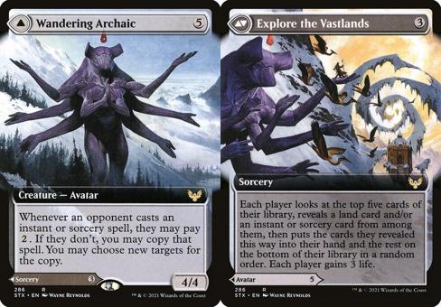 Wandering Archaic // Explore the Vastlands (286) (Extended Art)