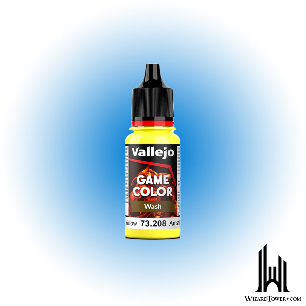 Vallejo Game Color Yellow Wash 208 - 18ml