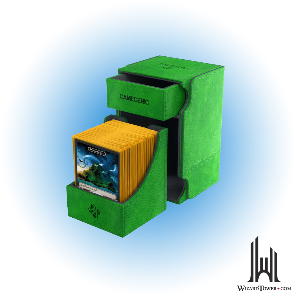 Deck Box - Watchtower - Green 100+