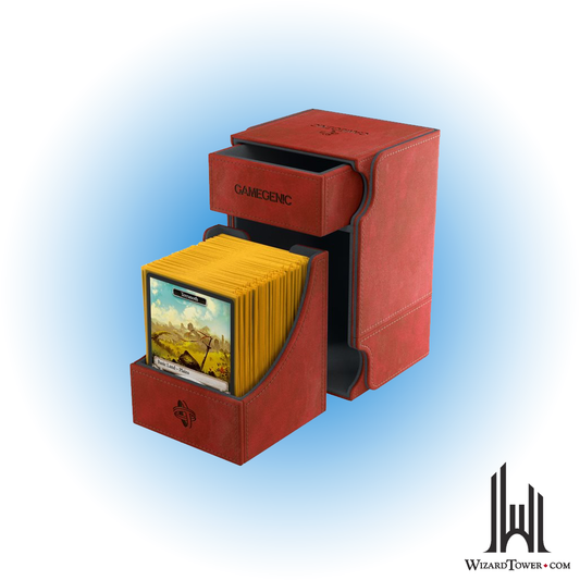 Deck Box - Watchtower - Red 100+