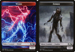 Weird (013) // Zombie (007) Double-Sided Token - Foil