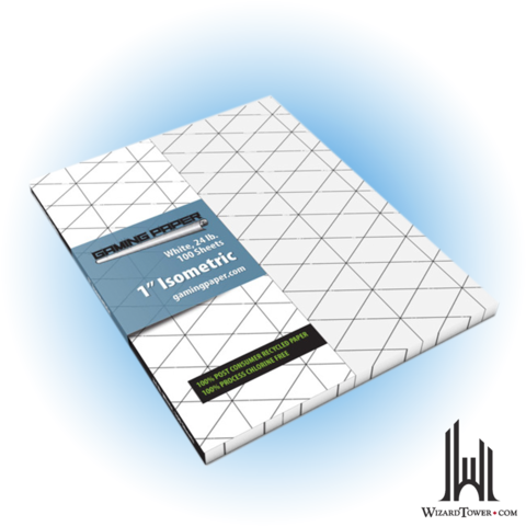 Gaming Paper - Isometric Sheets - White 1"