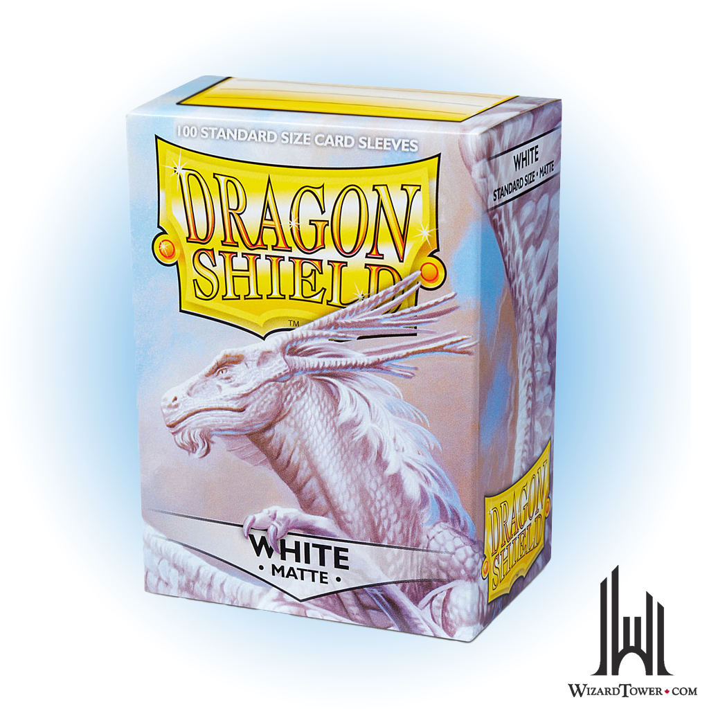 Deck Protectors - Dragon Shield Matte White 100ct