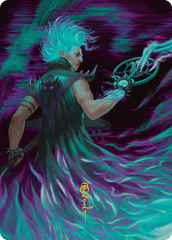 Winter, Cursed Rider (07/54) Art Card (ADFT) - Gold-Stamped Signature