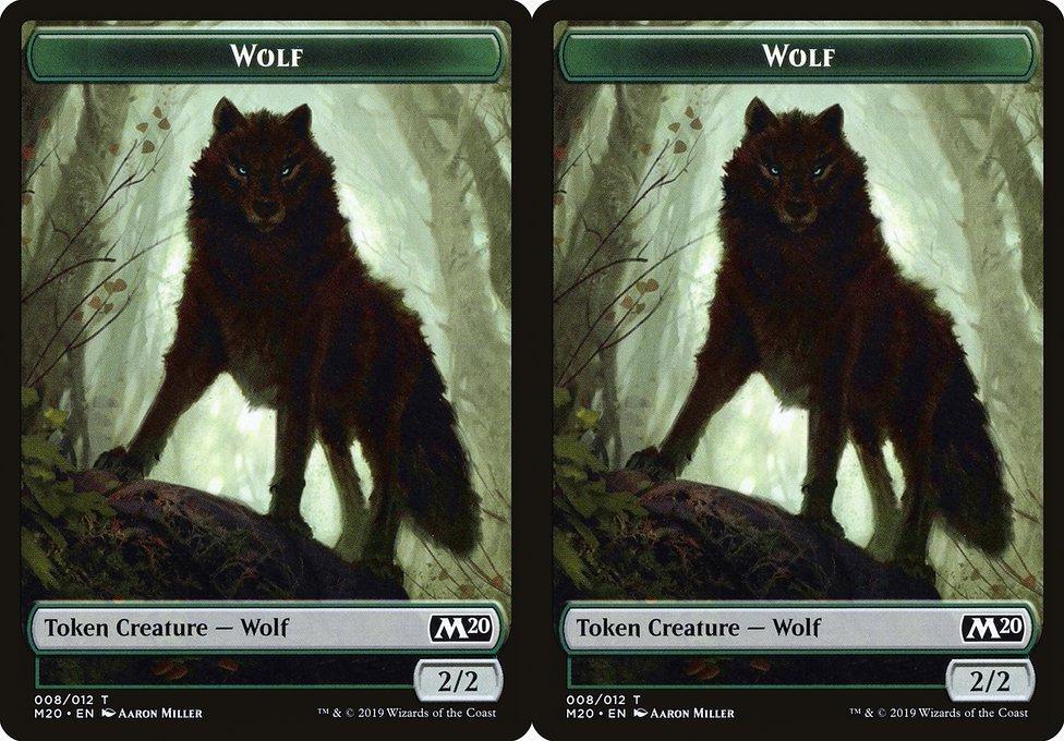 Wolf (008) // Wolf (008) Double-Sided Token