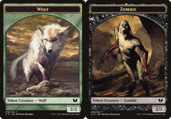 Wolf (019) // Zombie (008) Double-Sided Token