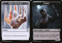 Wrenn and Seven Emblem (018) // Zombie (005) Double-Sided Token - Foil