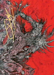 Varragoth, Bloodsky Sire (78/81) Art Card (AKHM) - Gold-Stamped Signature