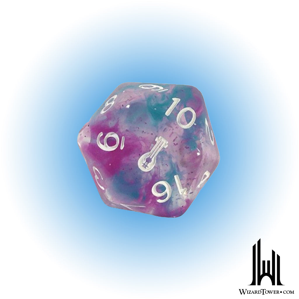 Individual Dice - Diffusion Bardic Inspiration Symbol 30mm d20