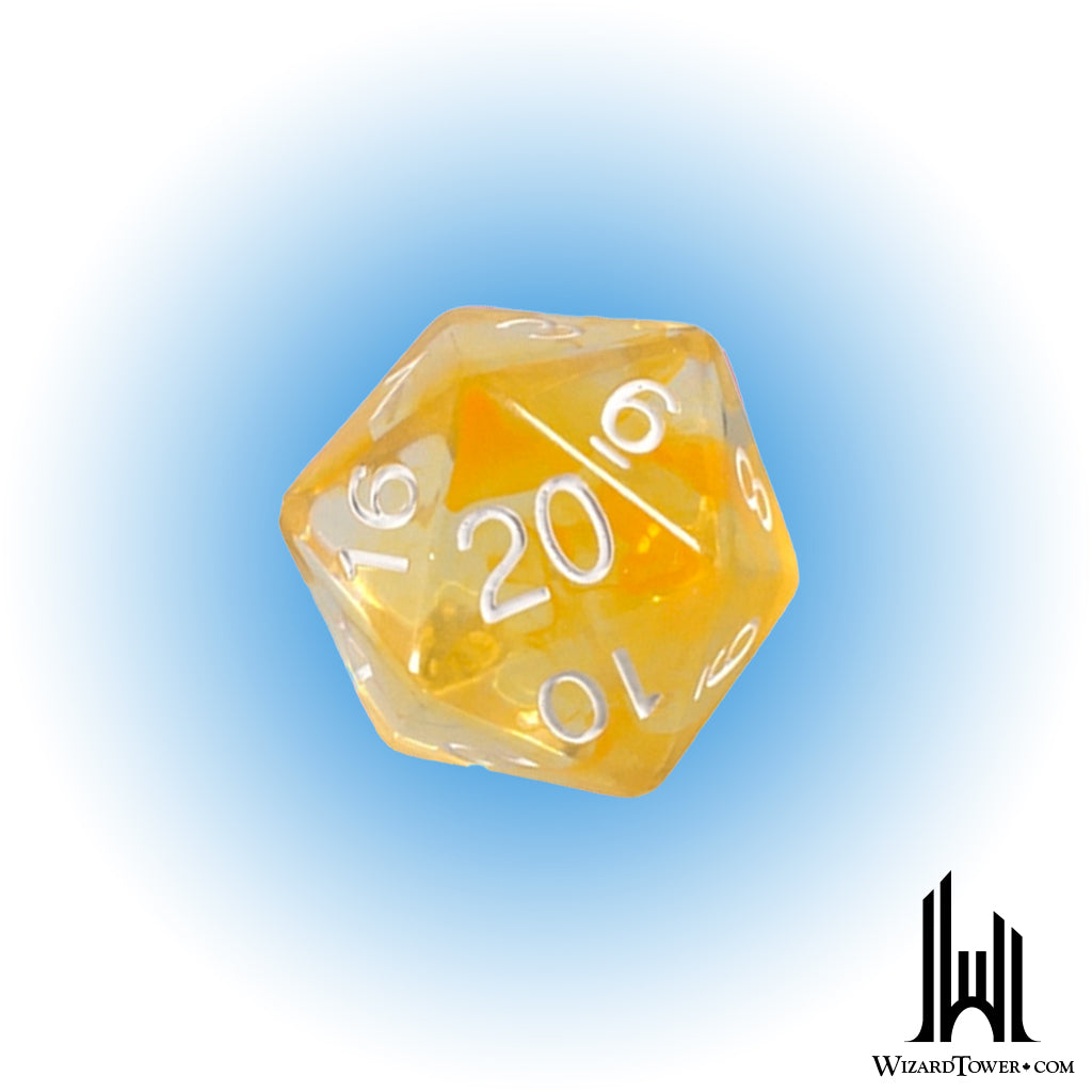 Individual Dice - Diffusion Citrus 30mm d20