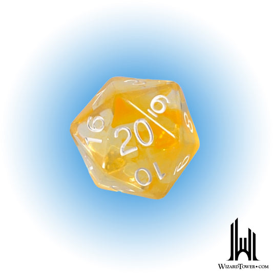 Individual Dice - Diffusion Citrus 30mm d20