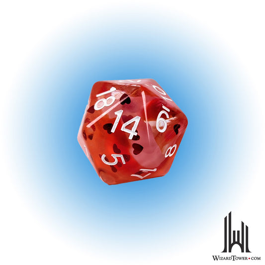 Individual Dice - Lovestruck 30mm d20