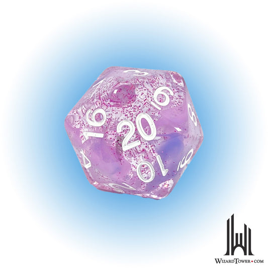 Individual Dice - Tricksy Pixie Symbol 30mm d20