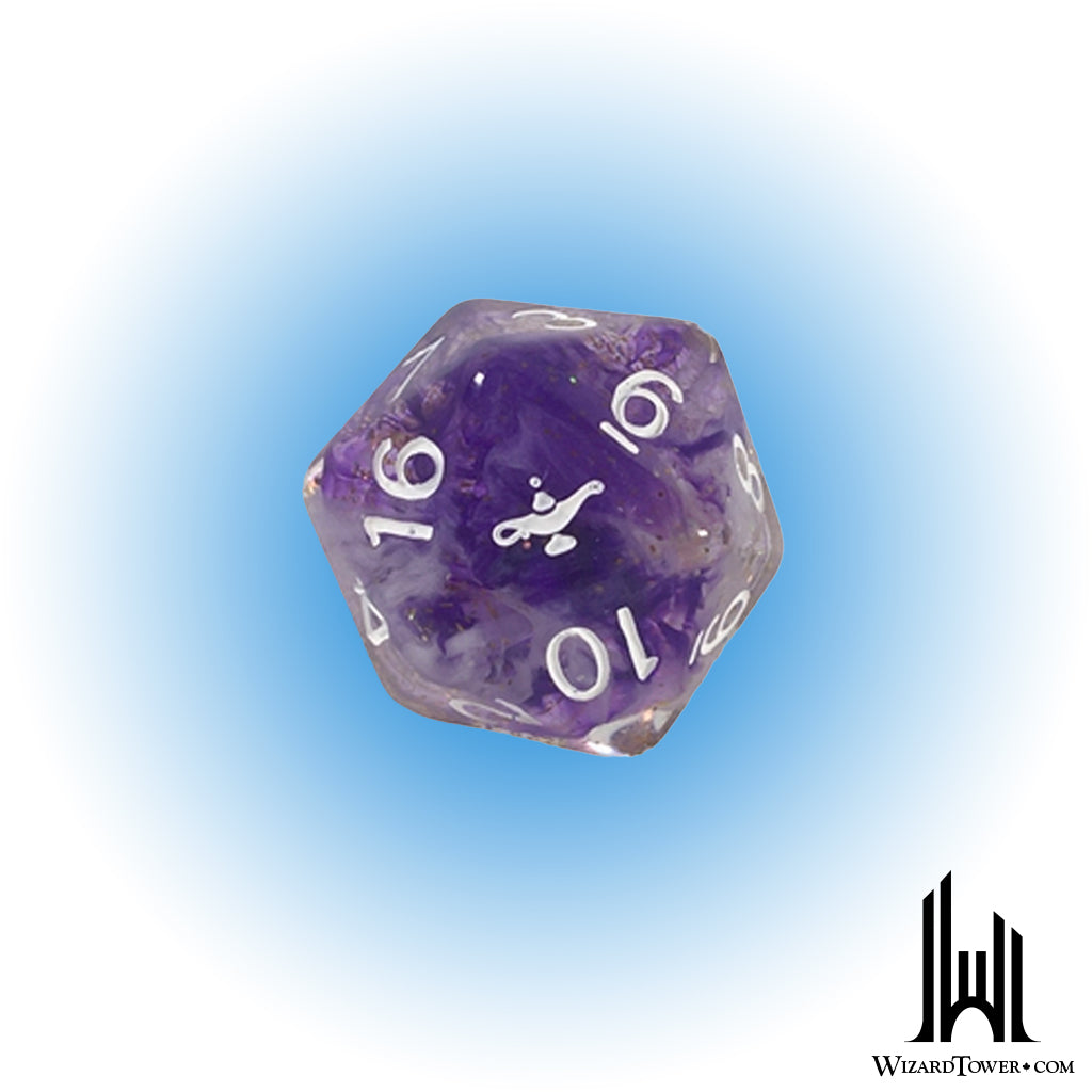 Individual Dice - Diffusion Djinni's Wish Symbol 30mm d20