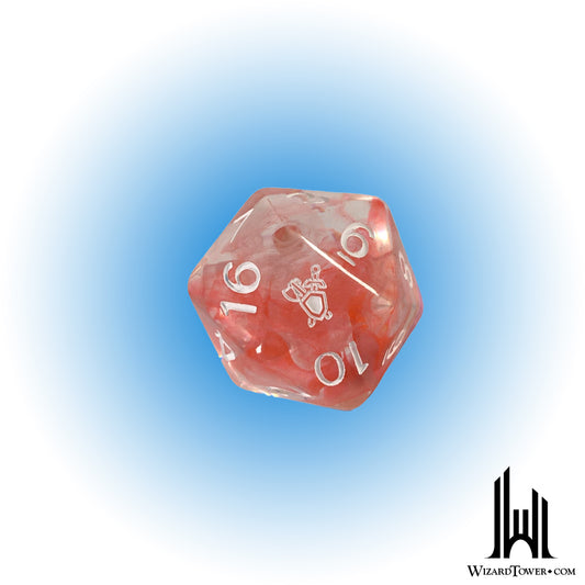 Individual Dice - Diffusion Fighter's Resolve Symbol 30mm d20