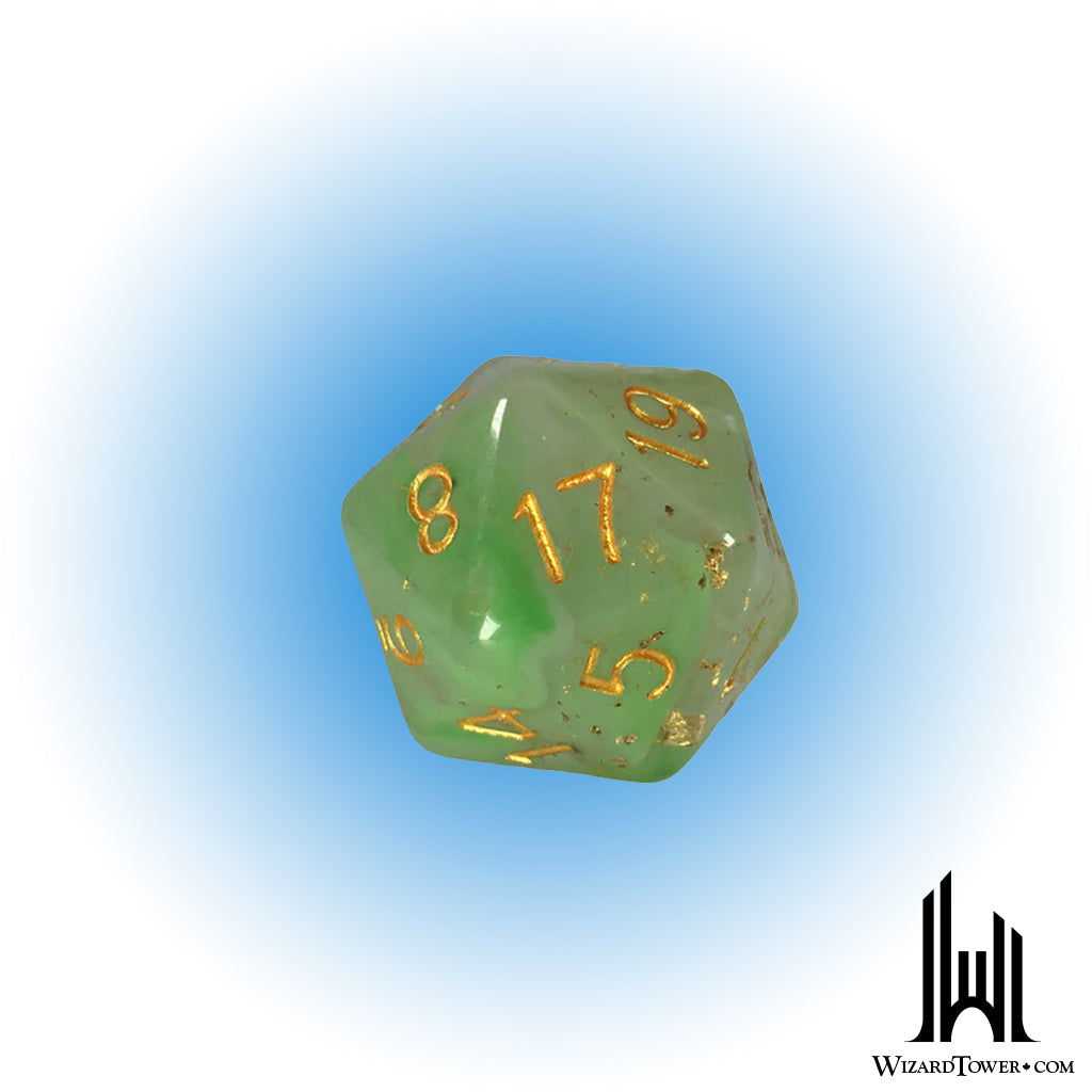 Individual Dice - Diffusion Gilded Griffin 30mm d20