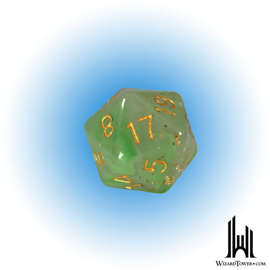 Individual Dice - Diffusion Gilded Griffin 30mm d20