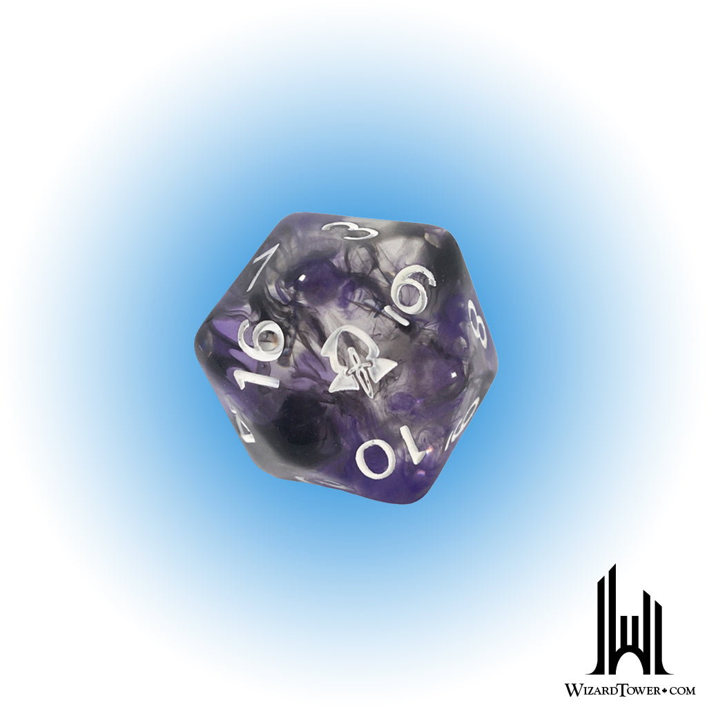 Individual Dice - Diffusion Rogue's Cunning Symbol 30mm d20