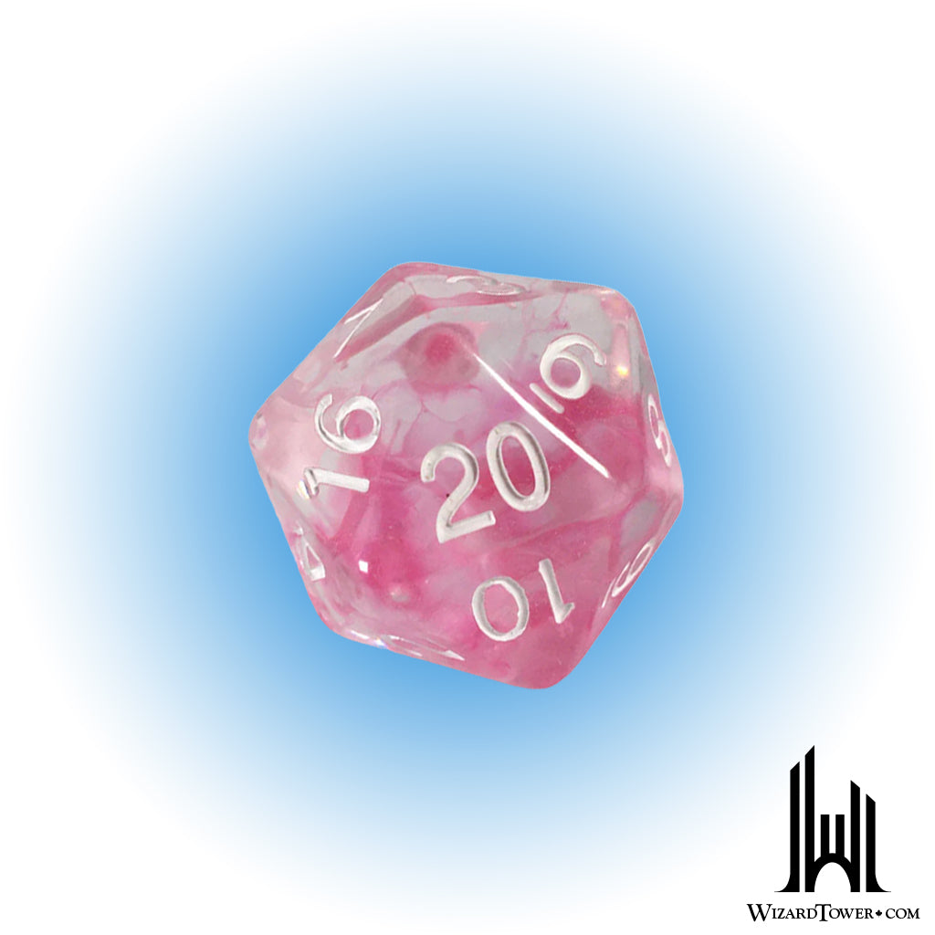 Individual Dice - Diffusion Cherry Blossom 30mm d20