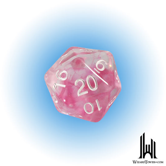 Individual Dice - Diffusion Cherry Blossom 30mm d20