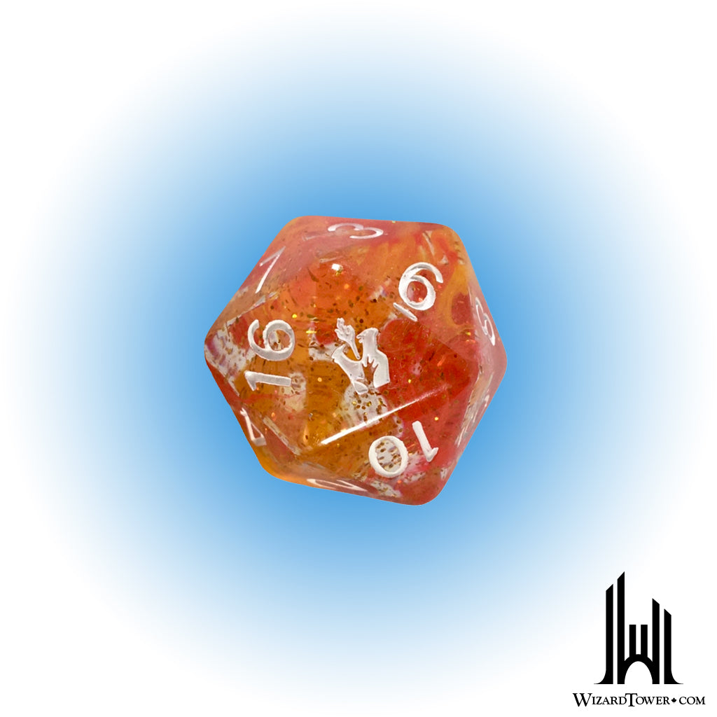 Individual Dice - Diffusion Sorcerer's Bloodline Symbol 30mm d20