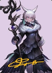 Y'shtola, Night's Blessed (53/53) Art Card (AFIN) - Gold-Stamped Signature