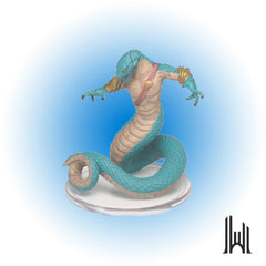 Yuan-Ti Abomination (Teal-Beige) #32a