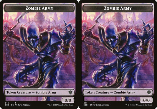 Zombie Army (014) // Zombie Army (014) Double-Sided Token