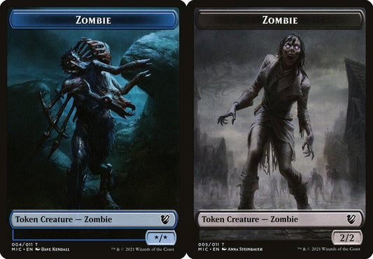 Zombie (004) // Zombie (005) Double-Sided Token