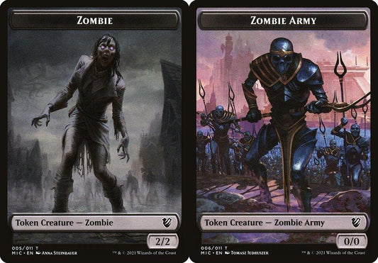 Zombie (005) // Zombie Army (006) Double-Sided Token