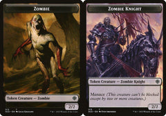 Zombie (013) // Zombie Knight (015) Double-Sided Token