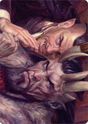 A Little Chat (12/81) Art Card