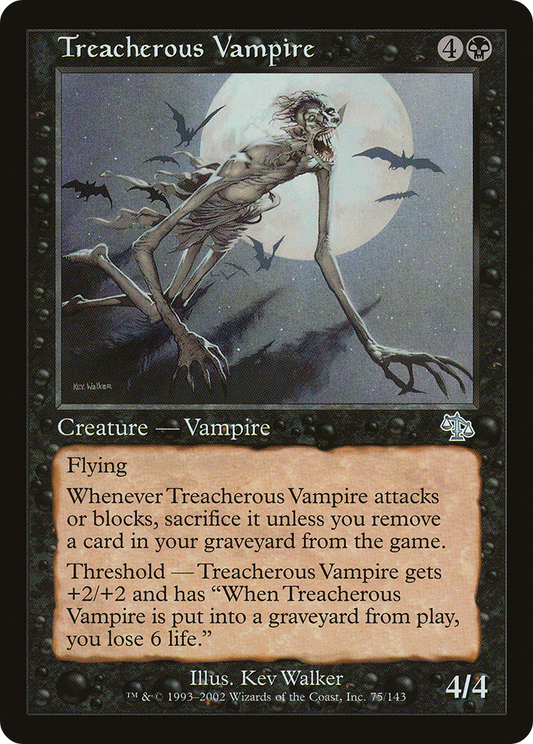 Treacherous Vampire - Foil