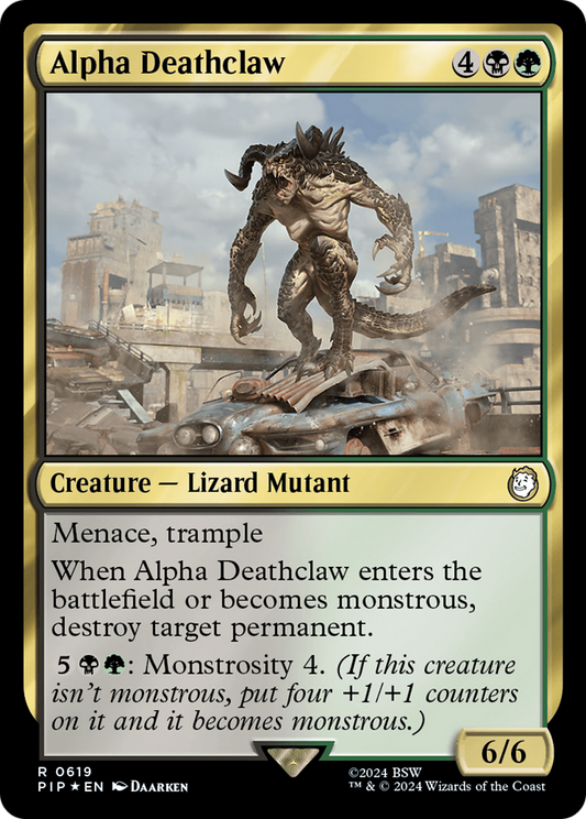 Alpha Deathclaw (0619) - Surge Foil
