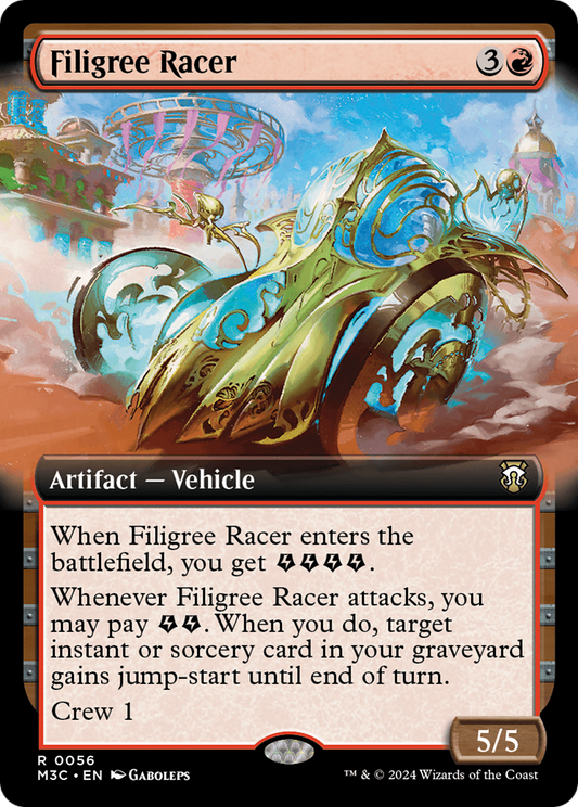 Filigree Racer (0056) (Extended Art) - Ripple Foil