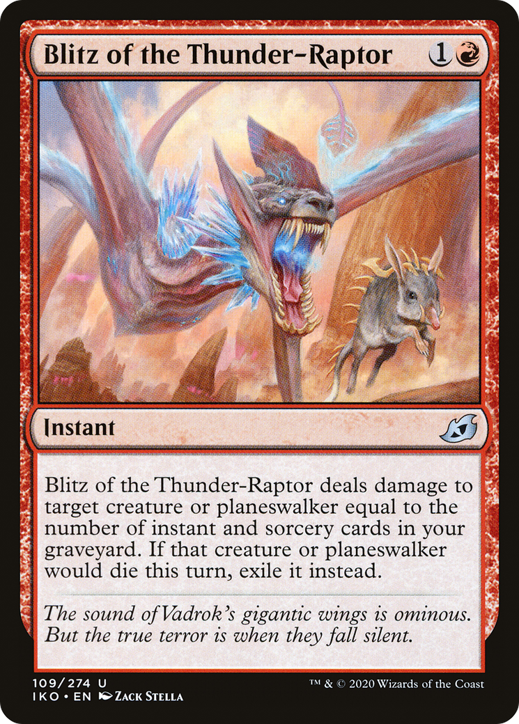 Blitz of the Thunder-Raptor - Foil