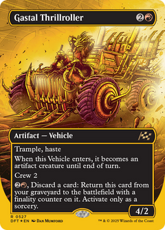 Gastal Thrillroller (0527) (Borderless) - First Place Foil
