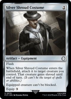 Silver Shroud Costume (0670) - Surge Foil