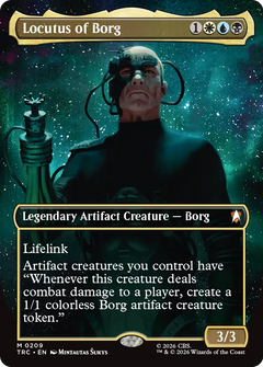 Locutus of Borg (0209) (Borderless) (TRC) - Surge Foil