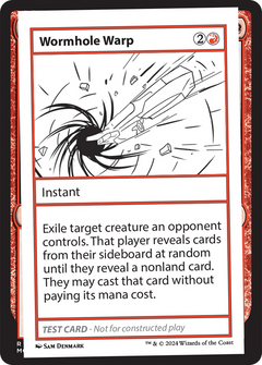 Wormhole Warp
